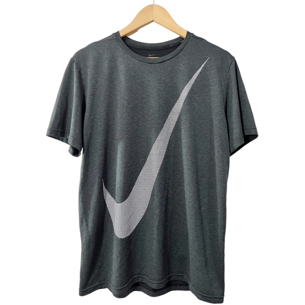 NIKE Dri-Fit Gray Swoosh T-Shirt